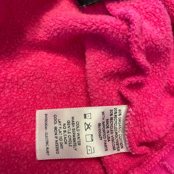 WSLY Ecosoft Bright Pink Orangic Cotten Blend Track Pant XXS - Picture 4 of 7